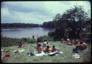 woodstock nudes|Nude sunbathers on the grass during the Woodstock Festival